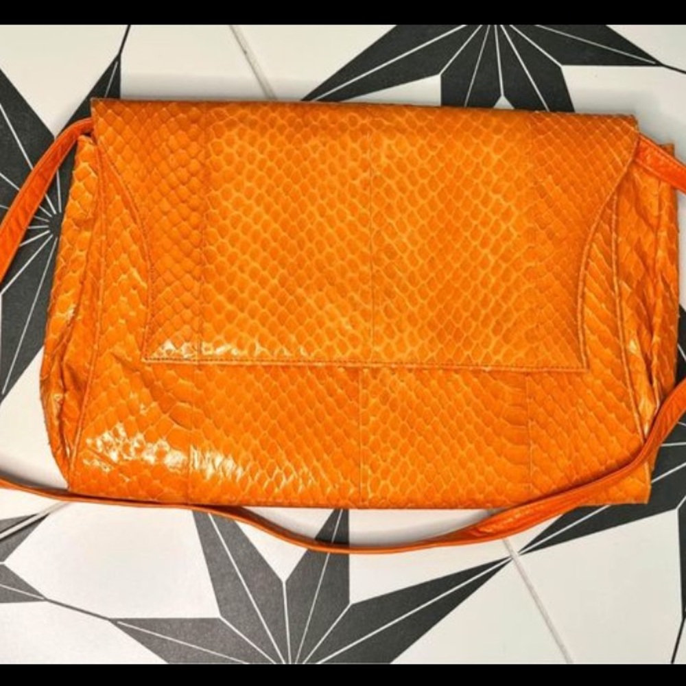 Vintage Snake Skin J. Justamante Clutch